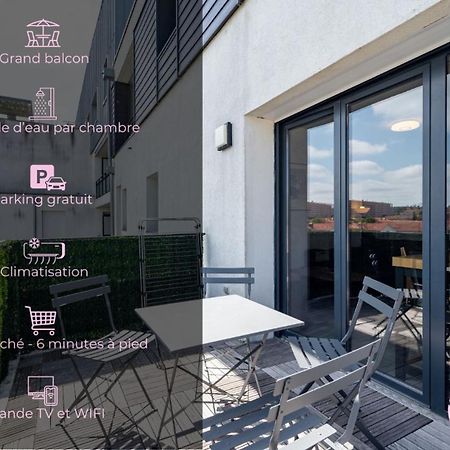 Le Saint Exupery - T3 Centre Ville Avec Balcon + Parking Gratuit Toulouse Exteriér fotografie